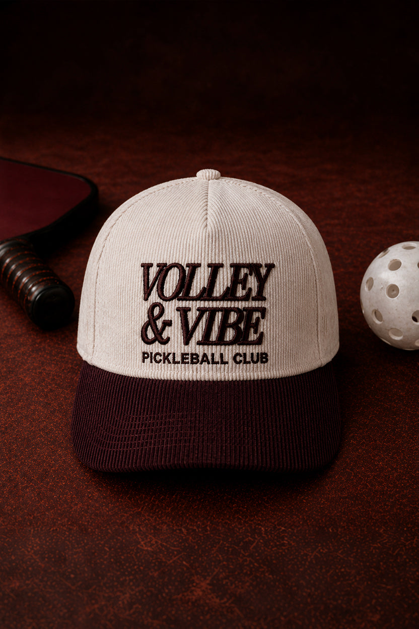 V&V Deep Coco and Cream Corduroy Snapback